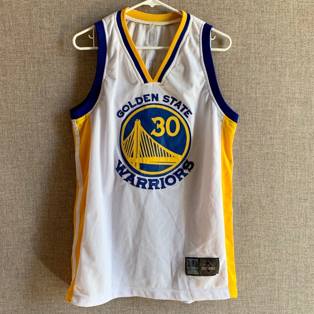 Steph Curry GSW Sewn Jersey Sz L
